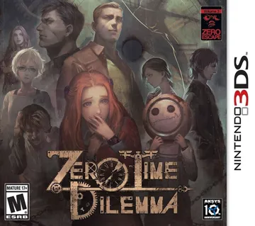 Zero Escape - Zero Time Dilemma (USA) box cover front